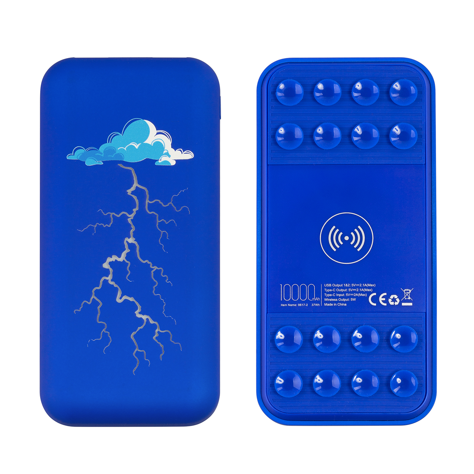 Внешний аккумулятор 10000 mAh, цвет синий