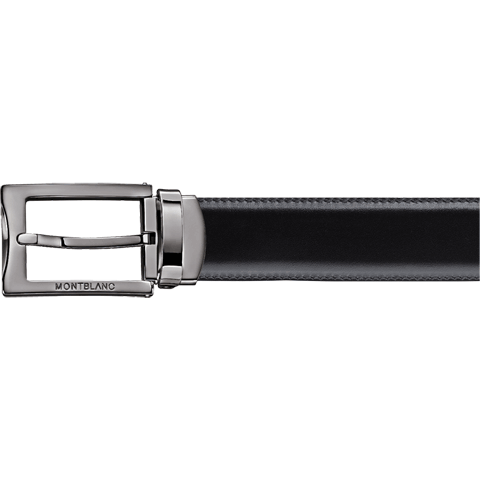Ремень Montblanc черная/коричневая кожа