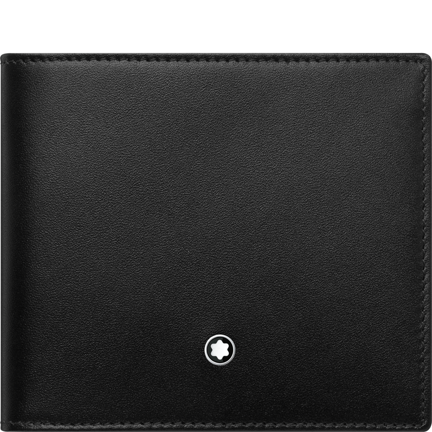 Портмоне Montblanc с отделением для монет, цвет черный/голубой