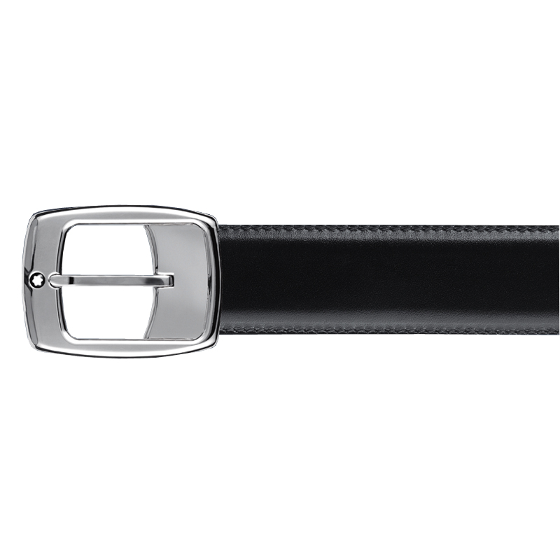 Ремень Montblanc, черная/коричневая кожа