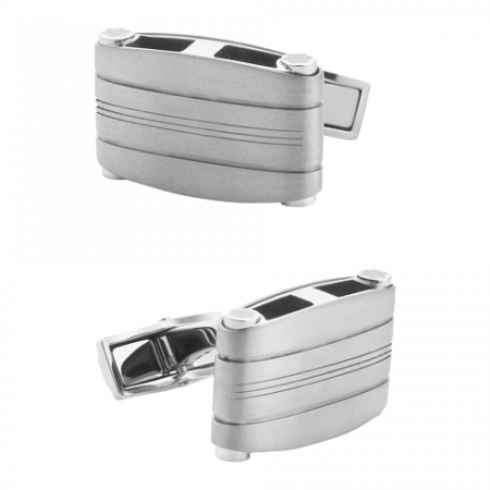 Запонки Montblanc с титановой отделкой