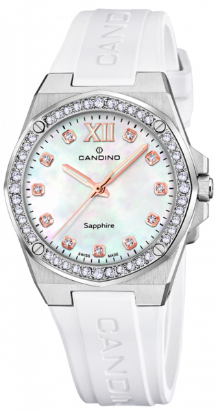 Часы Candino Lady Elegance, кварцевые, перламутровый циферблат