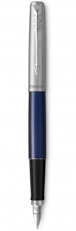 Ручка перьевая PARKER JOTTER, сталь/синее покрытие