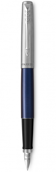 Ручка перьевая PARKER JOTTER, сталь/синее покрытие