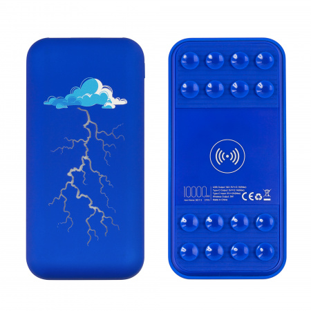 Внешний аккумулятор 10000 mAh, цвет синий