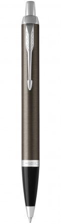 Ручка шариковая PARKER IM, коричневый лак/хром