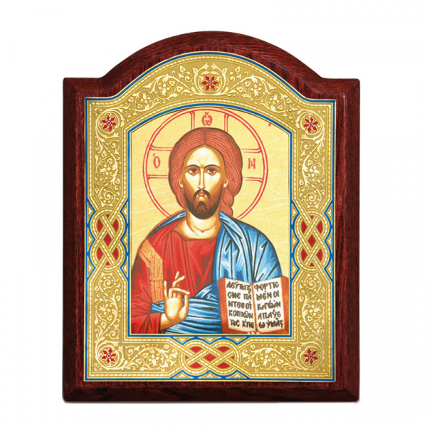 Икона Иисуса Христа, с позолотой
