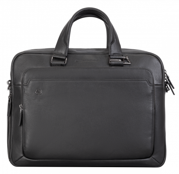 Сумка для документов и ноутбука Piquadro Black Square, кожа