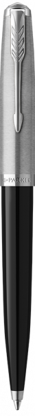 Ручка шариковая PARKER 51, черный/хром