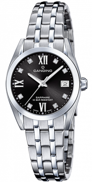 Часы Candino Couple Quartz Ladie, черный циферблат
