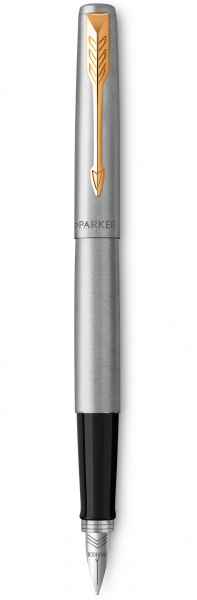 Ручка перьевая PARKER JOTTER, сталь/позолота
