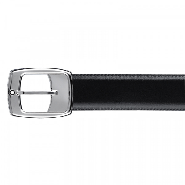Ремень Montblanc, черная/коричневая кожа