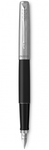 Ручка перьевая PARKER JOTTER, сталь/черное покрытие